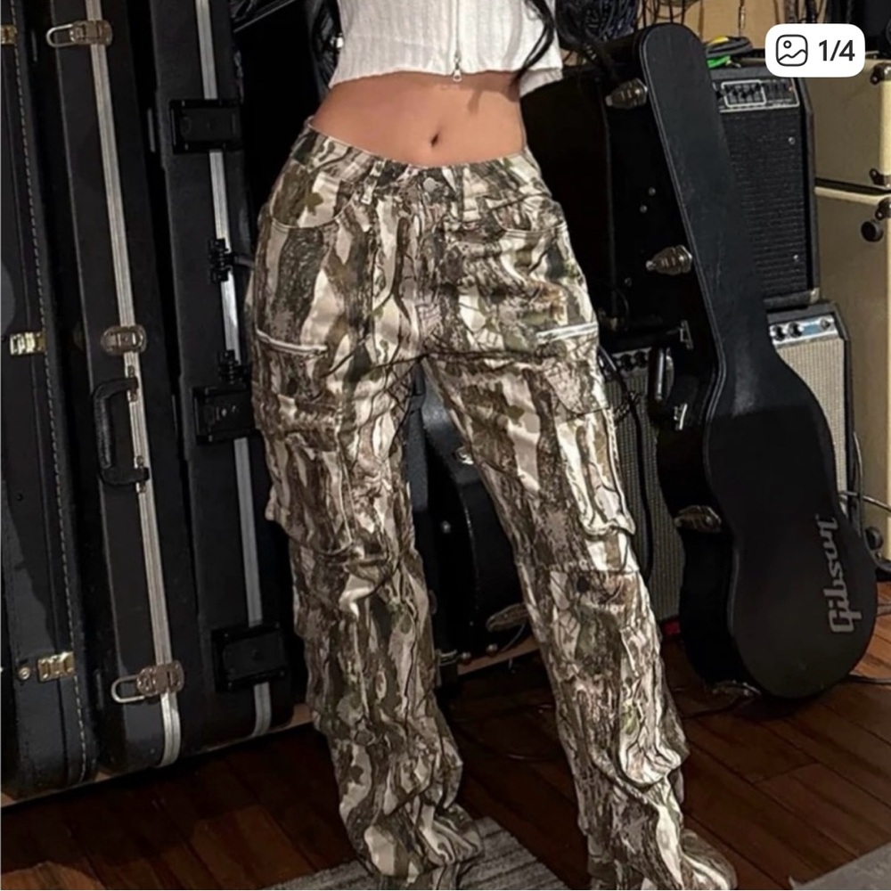 Fashion Nova Camouflage Cargo Pants